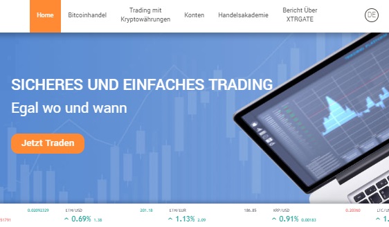 Kryptowährung Broker: XTRgate – Genießen Sie die Besten Vergünstigungen Für ein Reibungsloses Traden