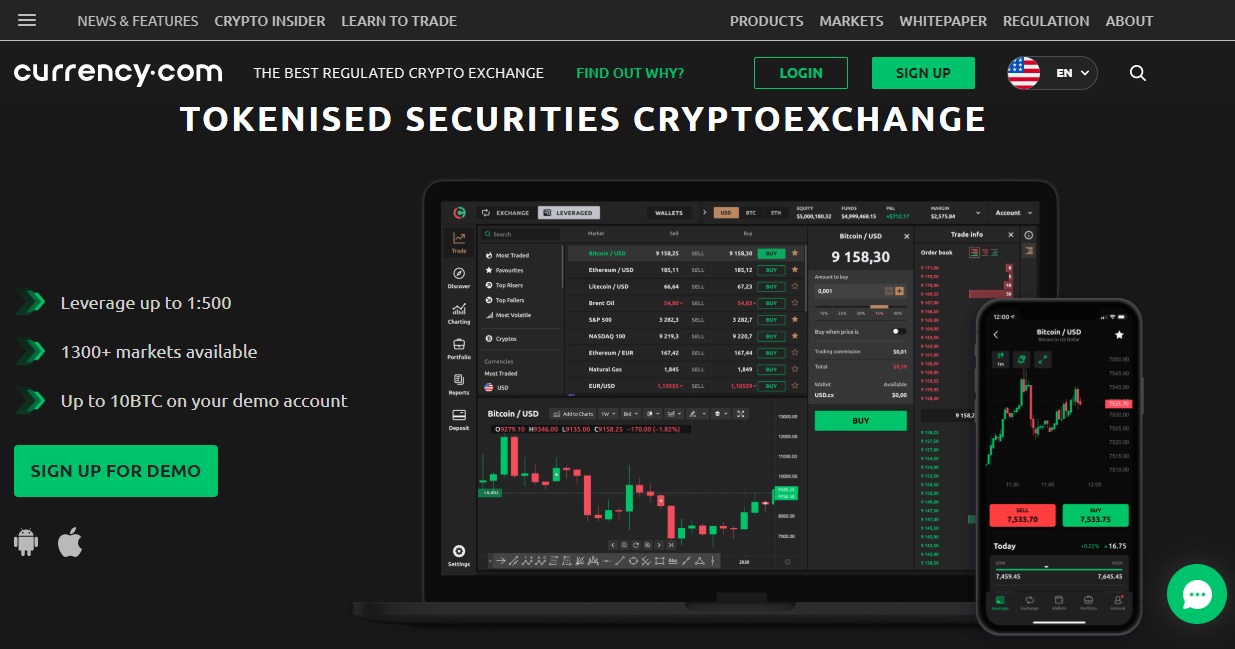 Kryptowährungs-Börse: Currency.com Review – Ein One-Stop-Shop für das Trading mit Finanzmärkten