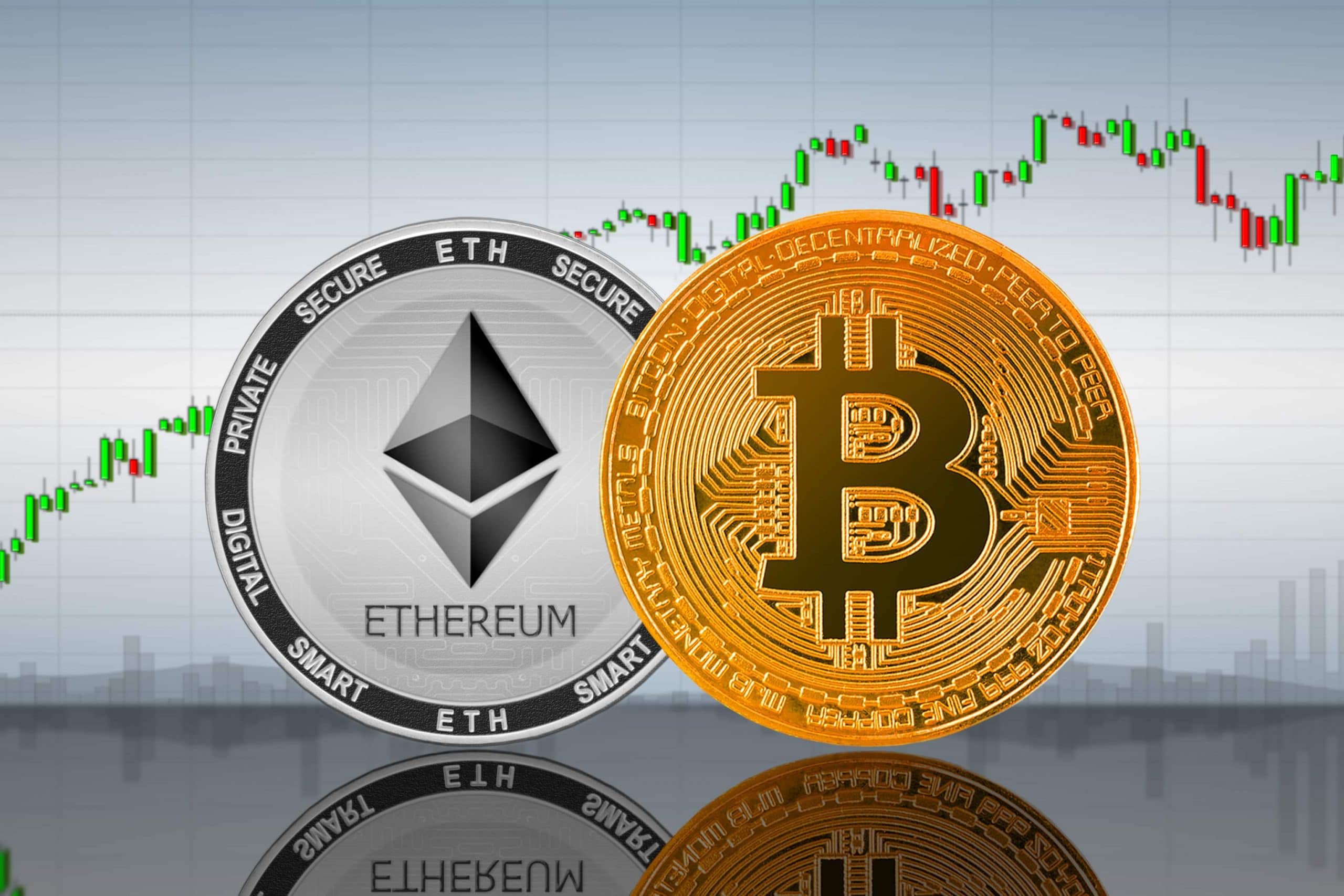 ETH-Handelsvolumen wächst in seinem ersten Halbjahr 2021 schneller als  BTC