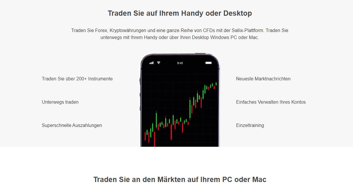 Sallix Capital Die Handelsplattform