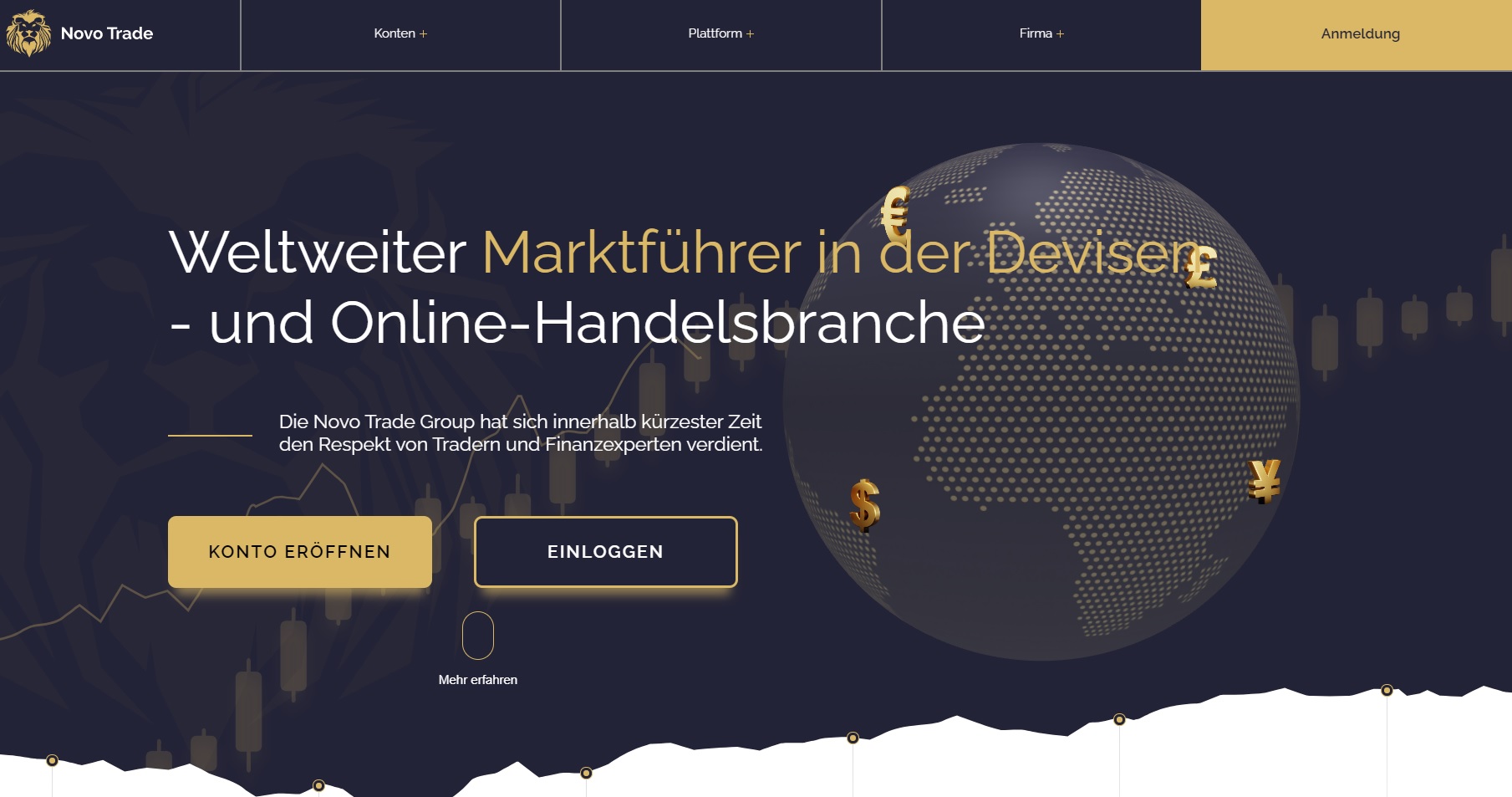 Novo Trade Group website