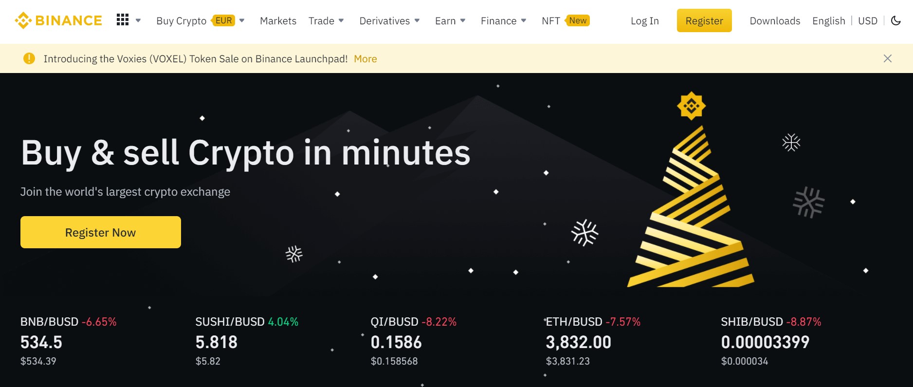 Binance Trading-Plattform