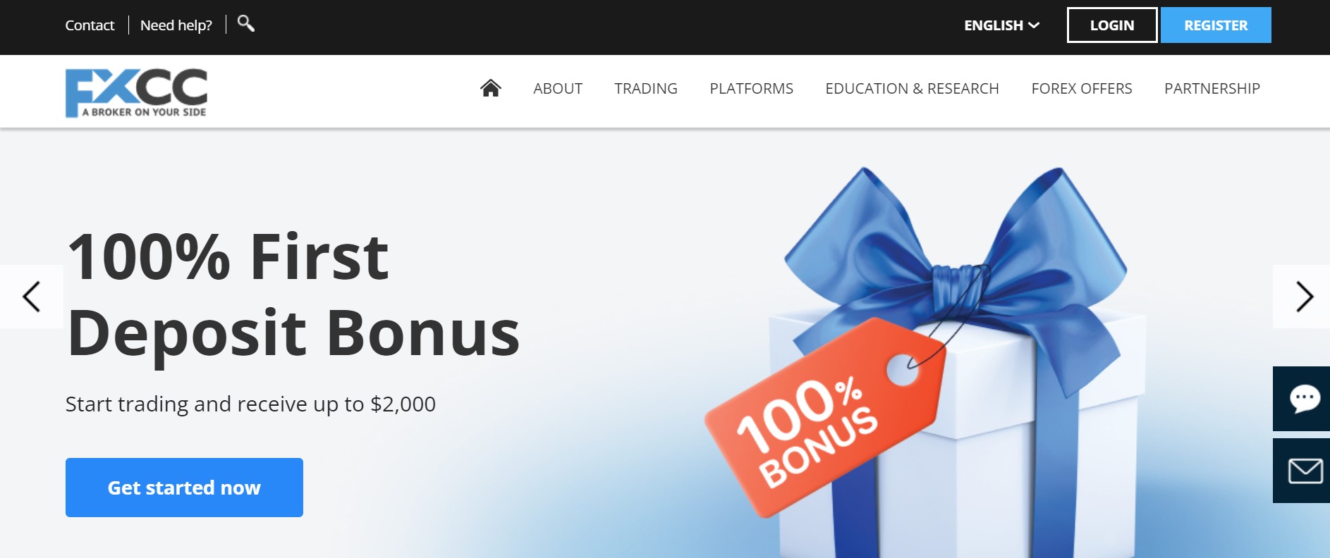 FXCC Trading-Plattform