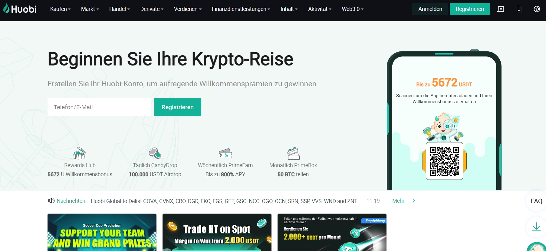 Huobi startseite