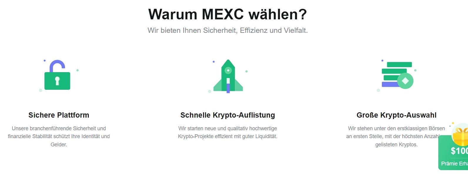 MEXC webseite