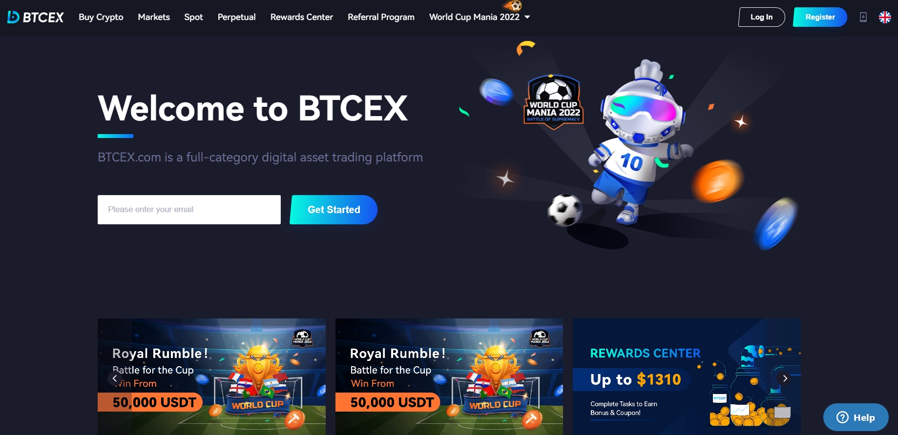 BTCEX startseite