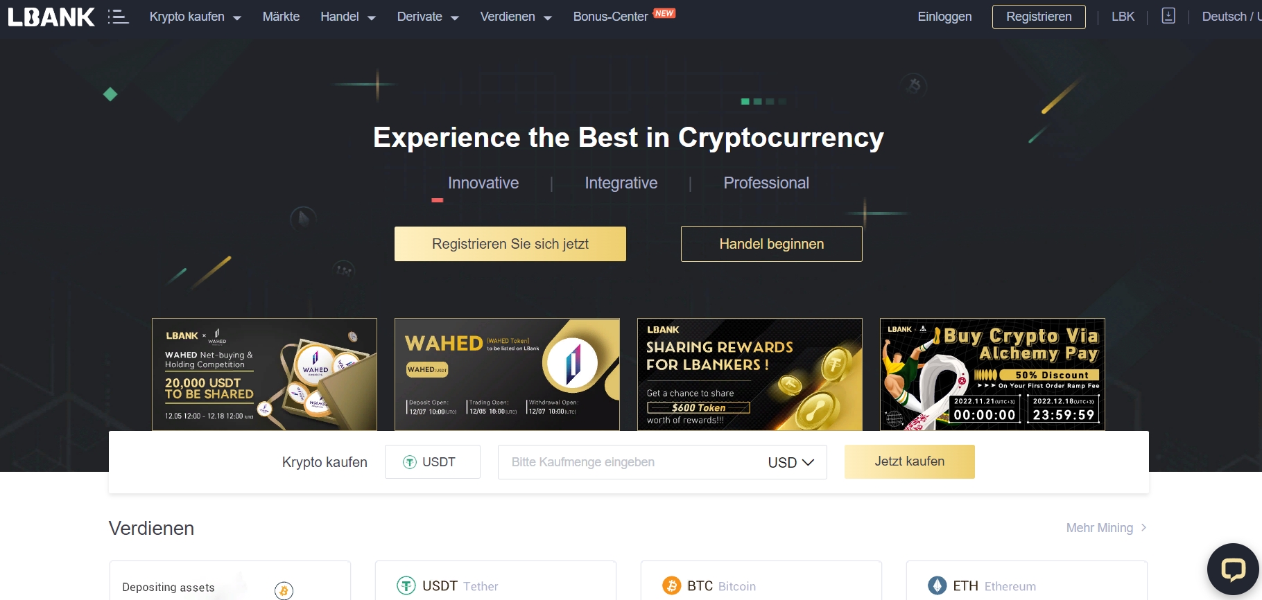 LBank startseite