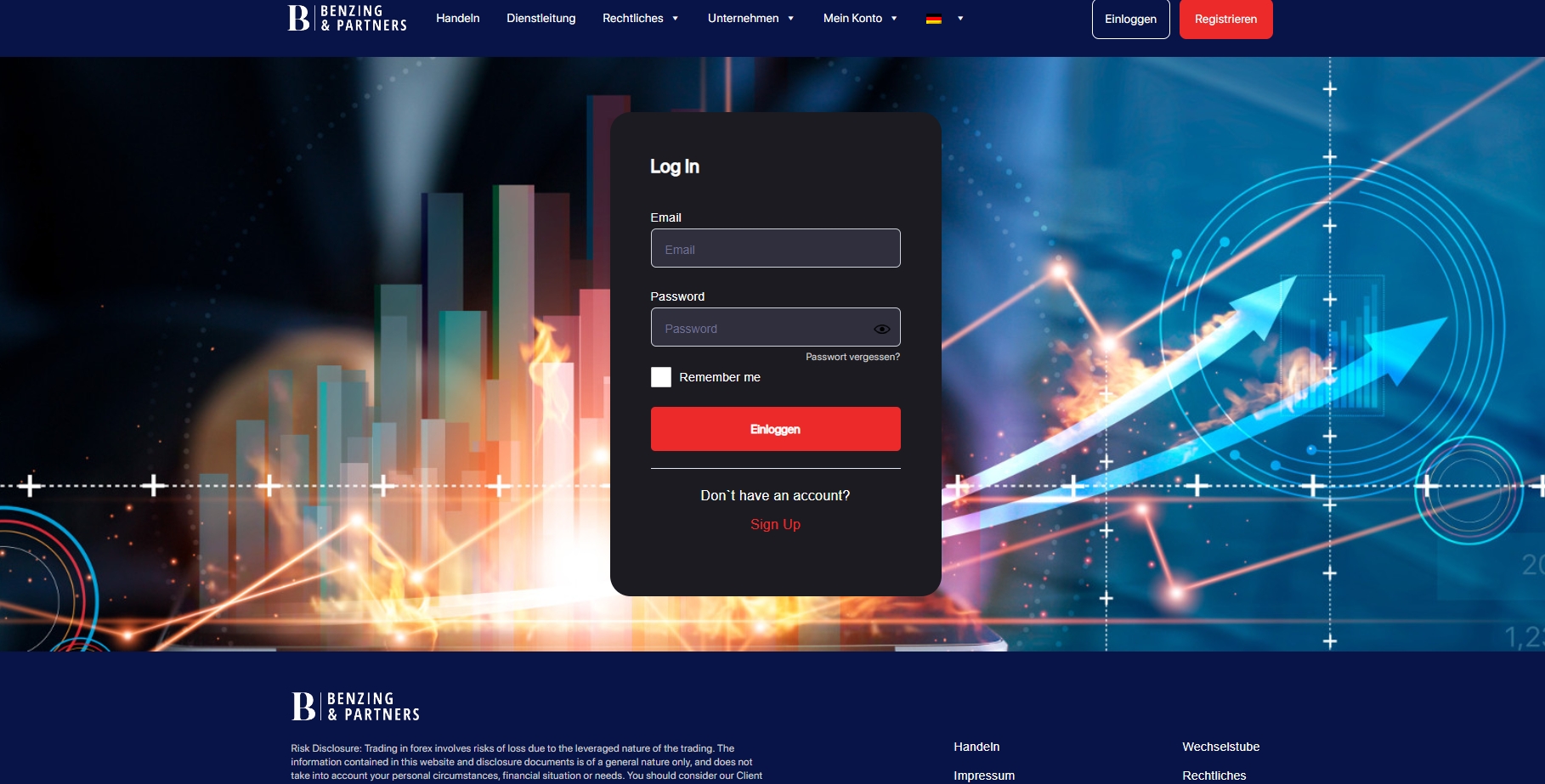 Benzing Partners webseite 1