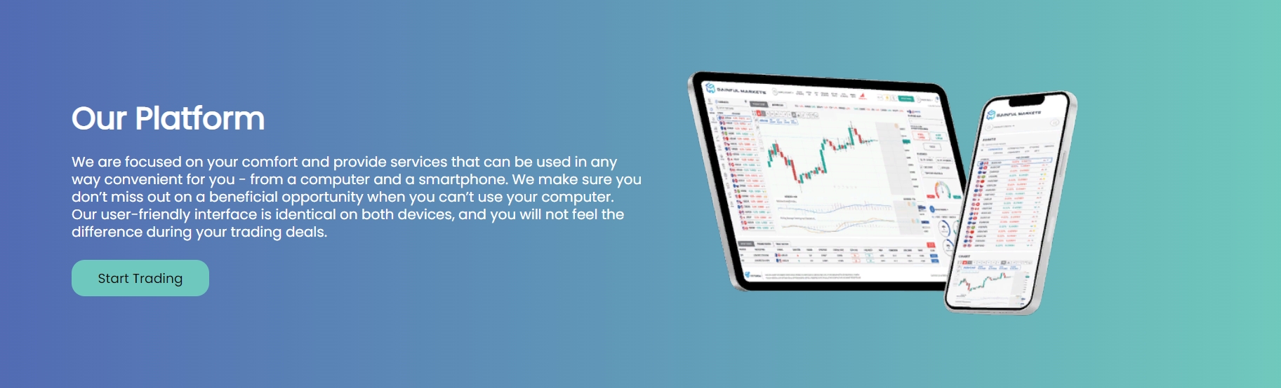 Gainful Markets web seite