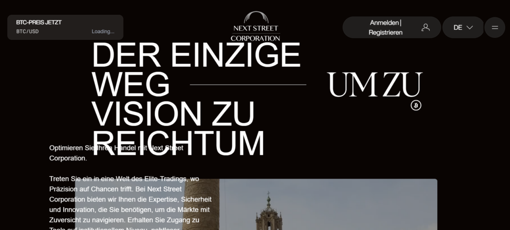 Next Street Corporation homepage
