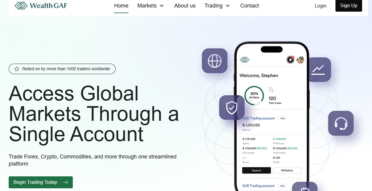 Wealth GAF Homepage